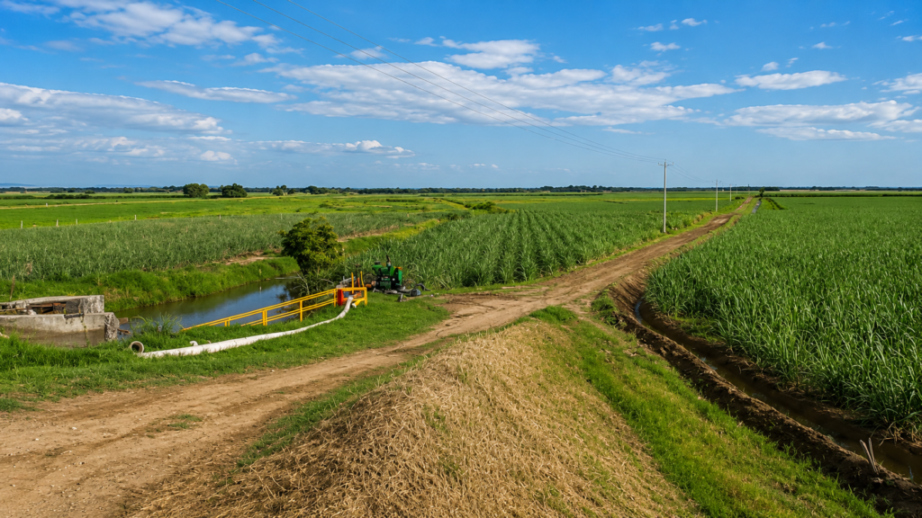 Hacienda Cañera en Venta en Guacarí, Valle del Cauca | 423 Plazas | Producción de 180 a 200 Ton/Ha | Riego Tecnificado y Contrato con Ingeniomático
